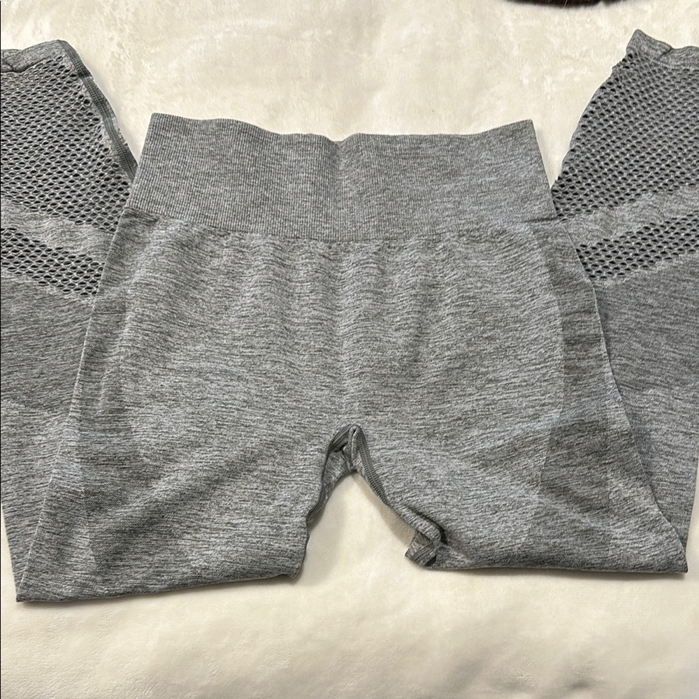 Green/Grayish VS PINK - Seamless Leggings